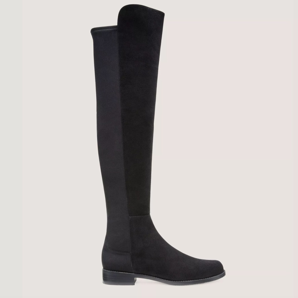 Stuart Weitzman 5050 Over the Knee Boot, Black Suede